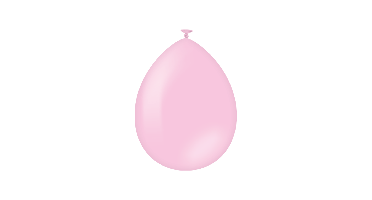 Ballonnen baby roze 50 stuks