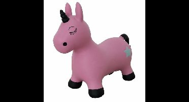 Jamara Bouncing Animal Unicorn pink with pump