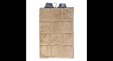 Wicotex badmat ruit taupe 60x90cm