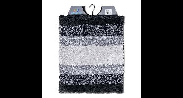 Wicotex bidetmat regenboog zwart grijs 50x60cm