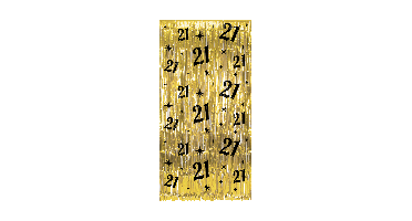 Deurgordijn 21 jaar 200 x 100 cm