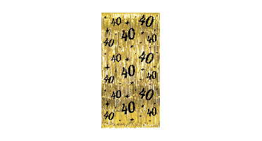 Deurgordijn 40 jaar 200 x 100 cm