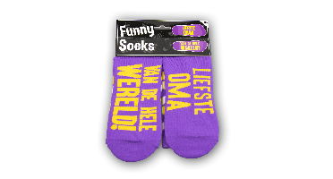 Funny socks Liefste oma van de wereld