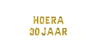 Folie ballon hoera 30 jaar