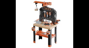 Smoby Black+Decker werkbank met kraan
