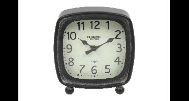 Decostar Countryfield Tafelklok Odell wit/zwart