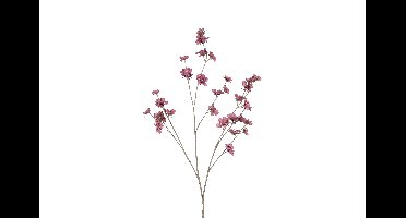 Decostar Countryfield Kunstbloem Zinnia paars-L15B15H108CM