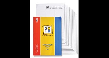SOHO Etiketten 10/ A4 SOHO 105x37mm (16)
