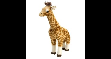 Wild Republic Pluche giraf knuffel - staand - 43 cm