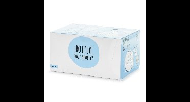 Bruiloft bellenblaas - kleine champagne flesjes - 48x stuks - huwelijk - bellen blazen