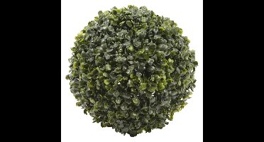 Everlands buxus kunstplant - D22 cm - groen - kunststof - rond