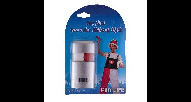 Funny Fashion Schmink stift - landen vlag kleuren - Zwitserland - feest/verkleed thema