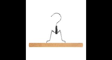 5Five Kledinghangers - voor broeken - 3x stuks - 25 x 16 cm - klemhangers