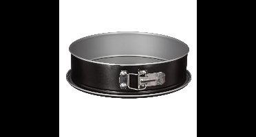5five Taarten bakvorm/springvorm - metaal - zwart - 26 cm - rond