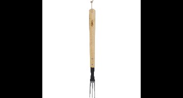 BBQ Collection Vork - met houten handvat - RVS - 46 cm