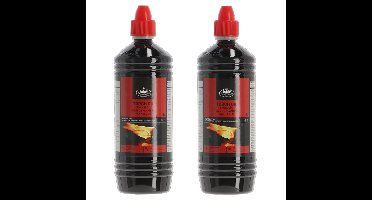 Fancy Flames Fakkelolie - 2x - 1 liter - lange brandduur - voor buitengebruik