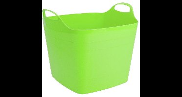 Flexibele kuip - 40L - kunststof - groen - emmer - wasmand
