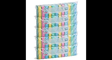 Ultra Clean Schuursponsjes - 120x - gekleurd - afwas of schoonmaak sponzen