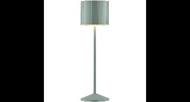 LED Tafellamp - Musterring Marisa - 1 Lichtpunt van 3 Watt - Dimbaar - Aanpasbare Lichtkleur - Hoogte Aanpasbaar - Geheugenfunctie - Nachtlamp - Afstandsbediening - Groen - Metaal