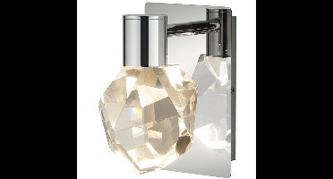 LED Wandlamp - Trio Select Verano - 1 Lichtpunt van 5.5 Watt - Dimbaar - Aanpasbare Lichtkleur - IP20 - Chroom - Metaal