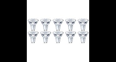 PHILIPS - LED Spot 10 Pack - CorePro 840 36D - GU10 Fitting - Dimbaar - 4W - Natuurlijk Wit 4000K | Vervangt 50W