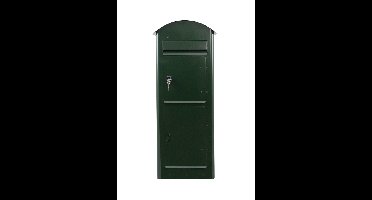 SafePost 80 brievenbus met pakketvak staal - groen