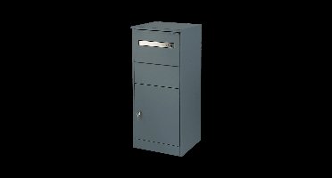 SafePost PK9003PZ XXL pakketbrievenbus met profielcilinderslot - antracietgrijs