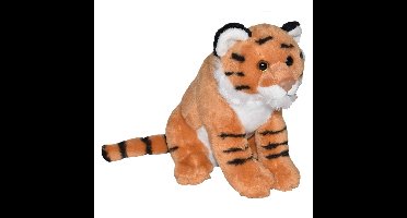Wild Republic Tijger knuffel - pluche - geluid - 20 cm