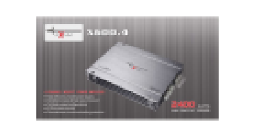 Excalibur X600.4 4-kanaals versterker â" Max. 2400 Watt