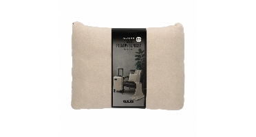 Norlander 2-in-1 Reis Kussen en Deken - Beige - 160 x 160 x 130 cm