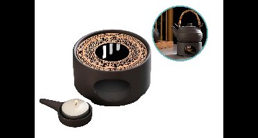 XEMM Rechaud - Warmhoudplaat voor Theepot - Ø14,5 cm - Zwart