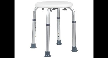 Hi Verstelbare douchekruk - tot 150kg - Anti slip - Wit
