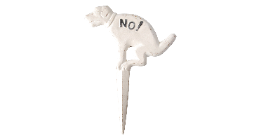 Hondenbordje wit no / Esschert Design