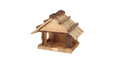 Muurvoedertafel rieten dak / Esschert Design