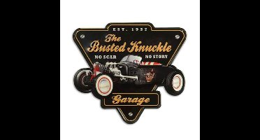 The Busted knuckle garage wandbord - Wandplaat