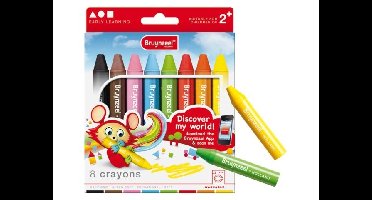 Bruynzeel Dikke Waskrijtjes 8 stuks