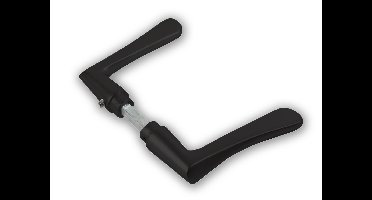 AMI AMI deurkruk vlinder 336 - aluminium/zwart