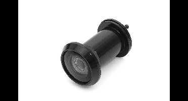 DX Deurspion Big Eye 200° zichtveld - mat zwart