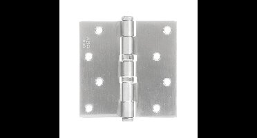 AXA AXA kogellagerscharnier rechthoek 4" (102x102x3 mm) - RVS