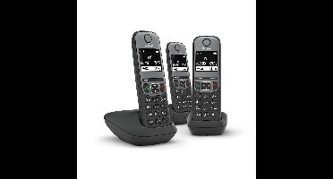 Gigaset A705 Trio Huistelefoon Zwart