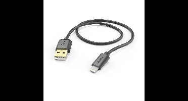 Hama Charging Cable USB-A Lightning 1.5 m Oplader Zwart