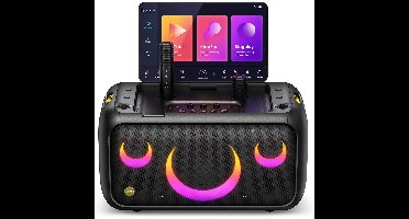 Lenco Ikarao Break X1 karaoke systeem Bluetooth speaker Zwart