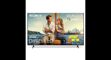 Sony K-75S39BP (2025) BRAVIA 3 LED TV Zwart