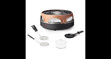 Emerio PO-113255.4 3-IN-1 Pizzarette Pizzamaker Zwart