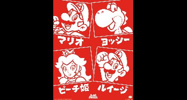Super Mario Japanese Characters - Mini Poster (911)