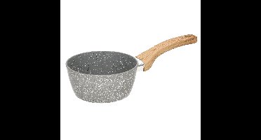 5Five Steelpan - D17 cm - 1,7L - grijs - aluminium/rvs - pannen