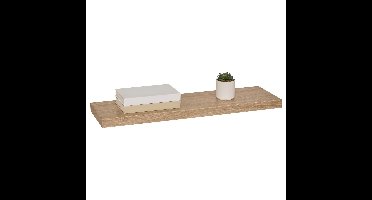 5five Zwevende wandplank Bassline - bruin eiken - 80 cm - hout