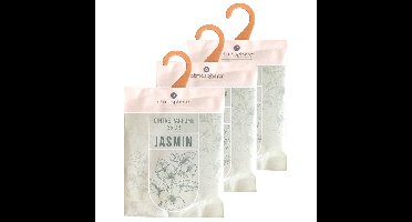 Atmosphera Geurzakjes jasmine - 3x - met ophanghaak - geurkaartjes