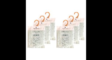 Atmosphera Geurzakjes jasmine - 6x - met ophanghaak - geurkaartjes