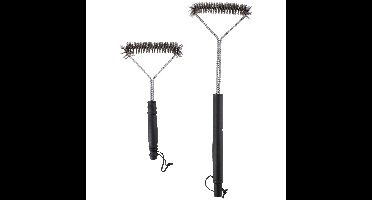 BBQ collection barbecue borstel set - 2 delig - rvs